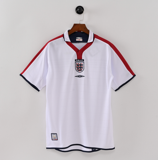England 2007–2009 Home Jersey — Red Shoulder Command x Umbro Heritage