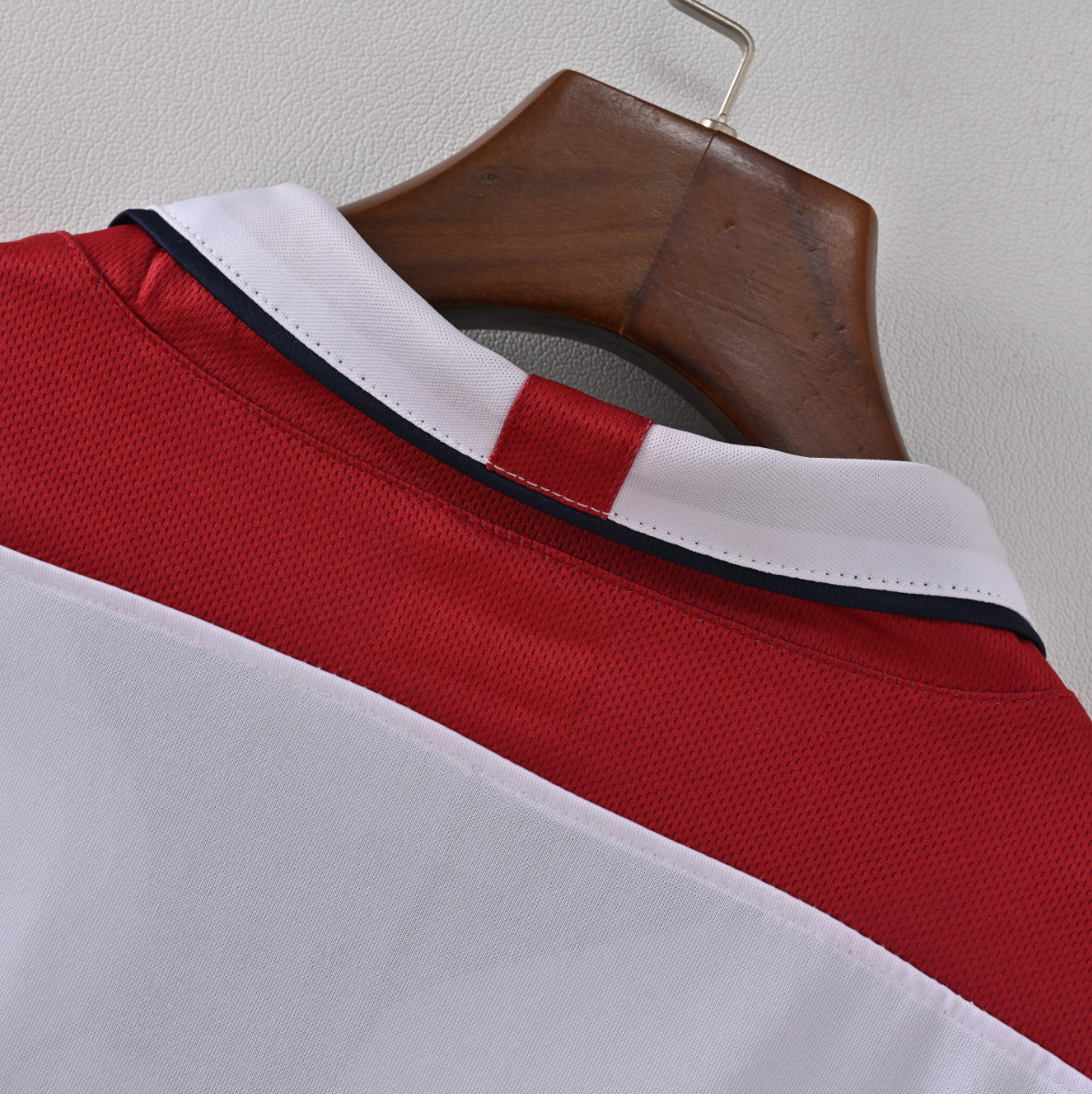 England 2007–2009 Home Jersey — Red Shoulder Command x Umbro Heritage