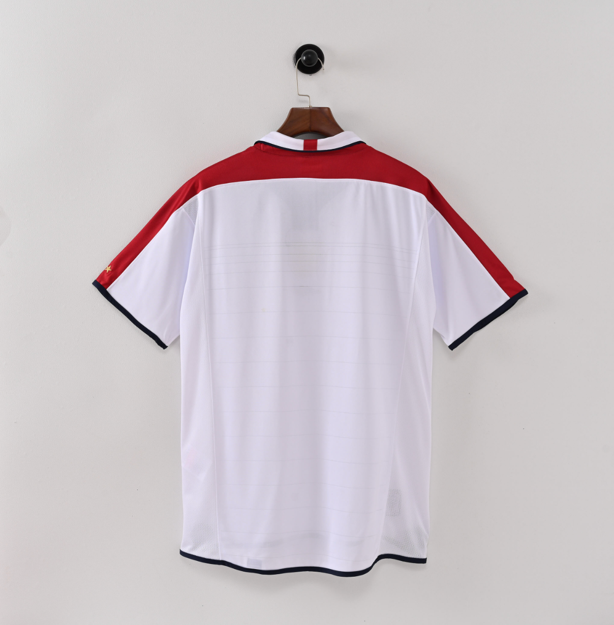 England 2007–2009 Home Jersey — Red Shoulder Command x Umbro Heritage
