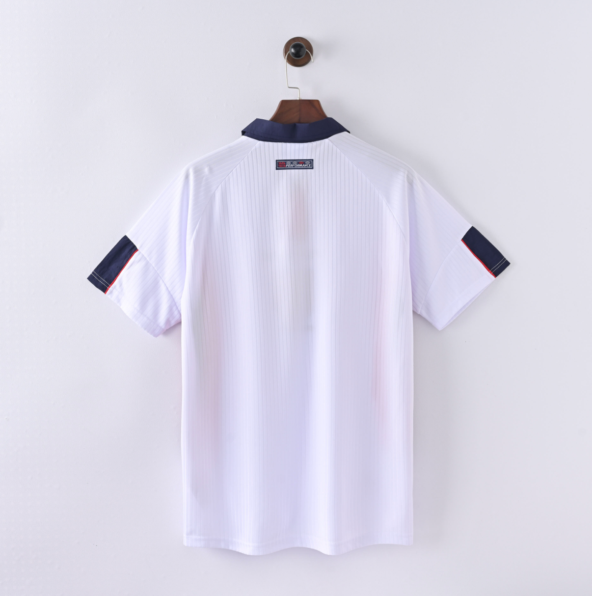 England 2010 Home Jersey — Crossed Collar x Red-Panel Precision