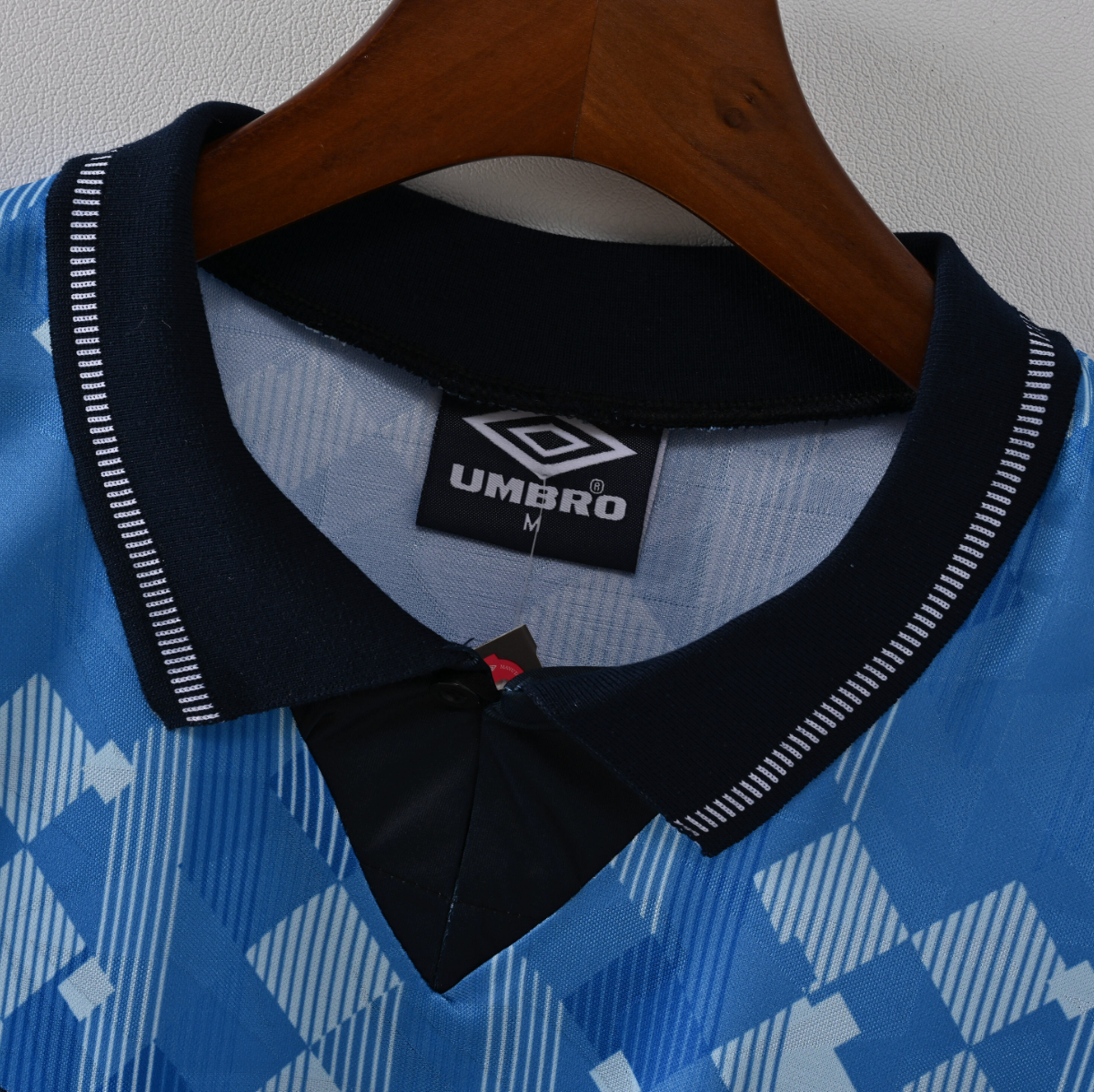 England 2022 Away Jersey — Blue Fade x Central Crest Revival