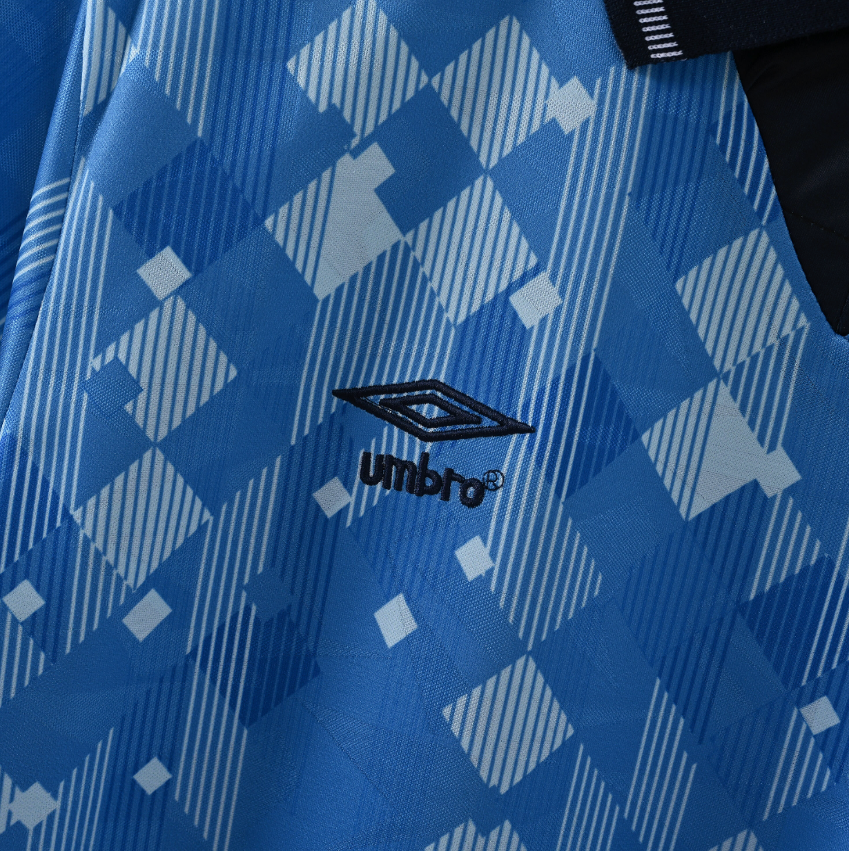 England 2022 Away Jersey — Blue Fade x Central Crest Revival