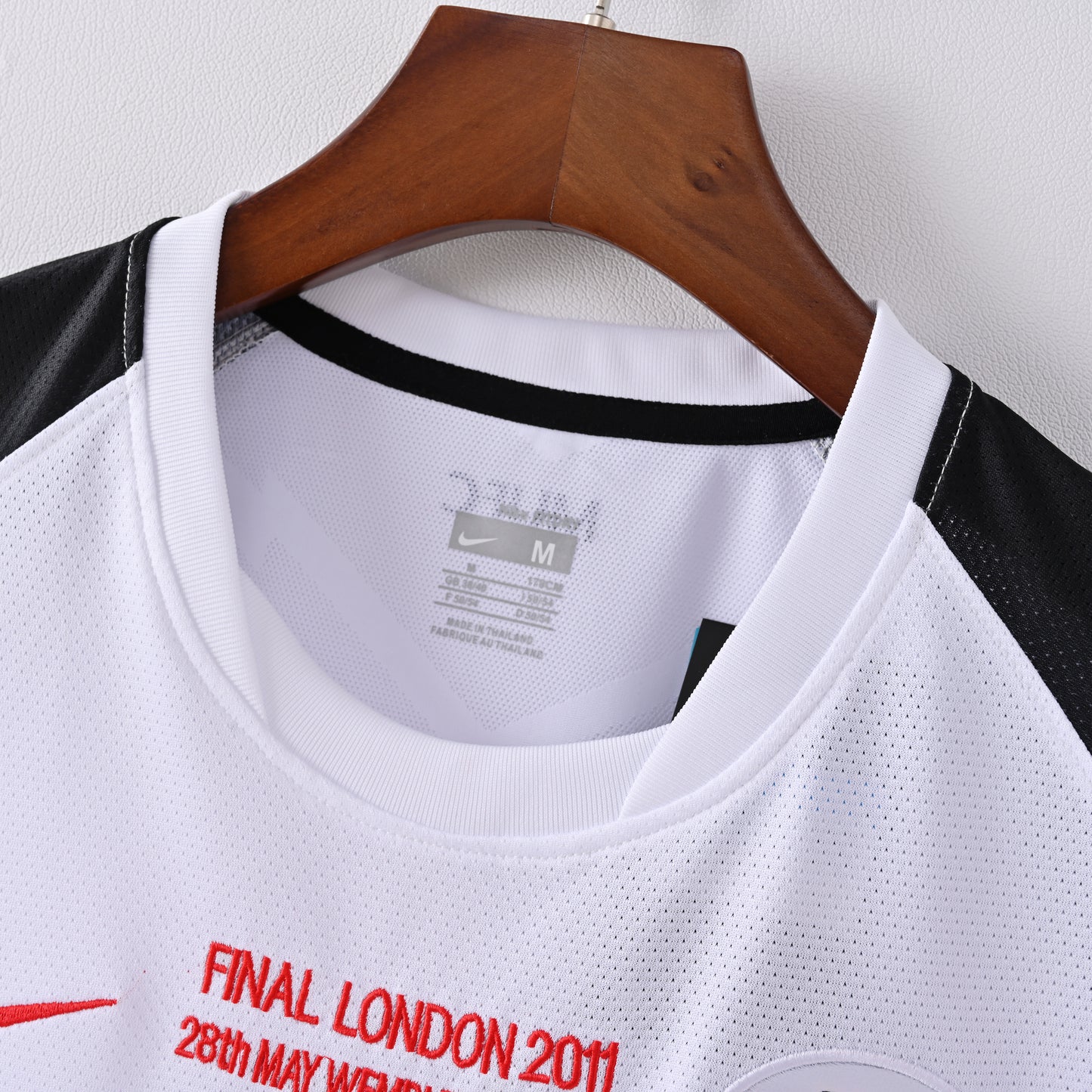Manchester United 2011 Champions League Final Jersey – AON White Kit