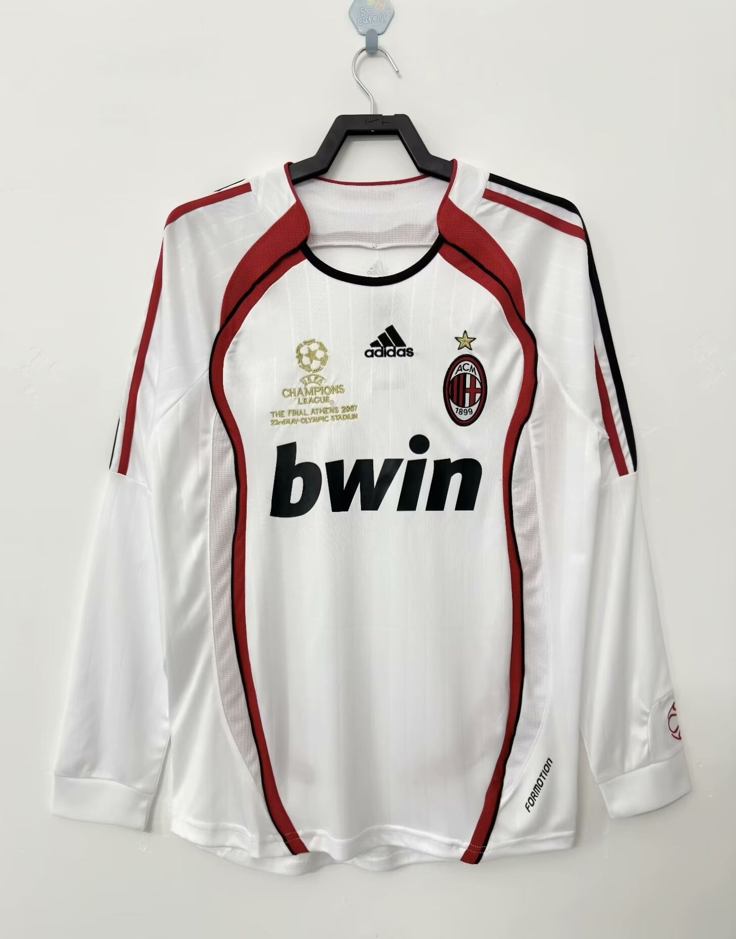 AC Milan 2007 Champions League Final Away Jersey