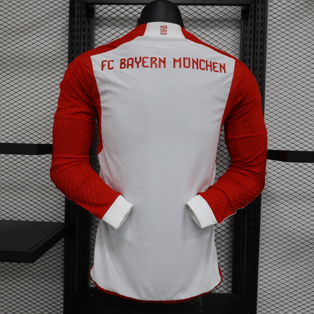 FC Bayern Munich 2024/25 Home Jersey – Long Sleeve Official Adidas Kit