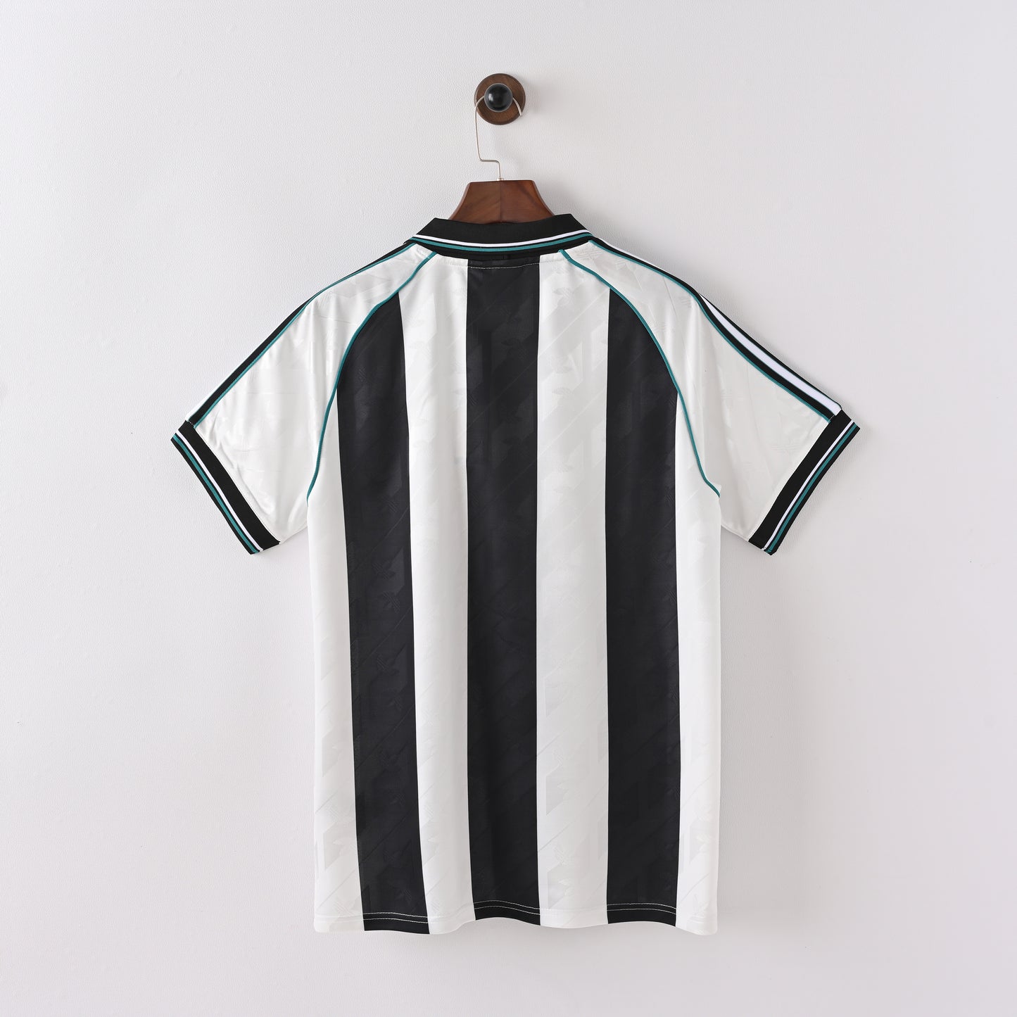 Newcastle United Retro Home Jersey - Black & White Stripes (Trefoil Logo)