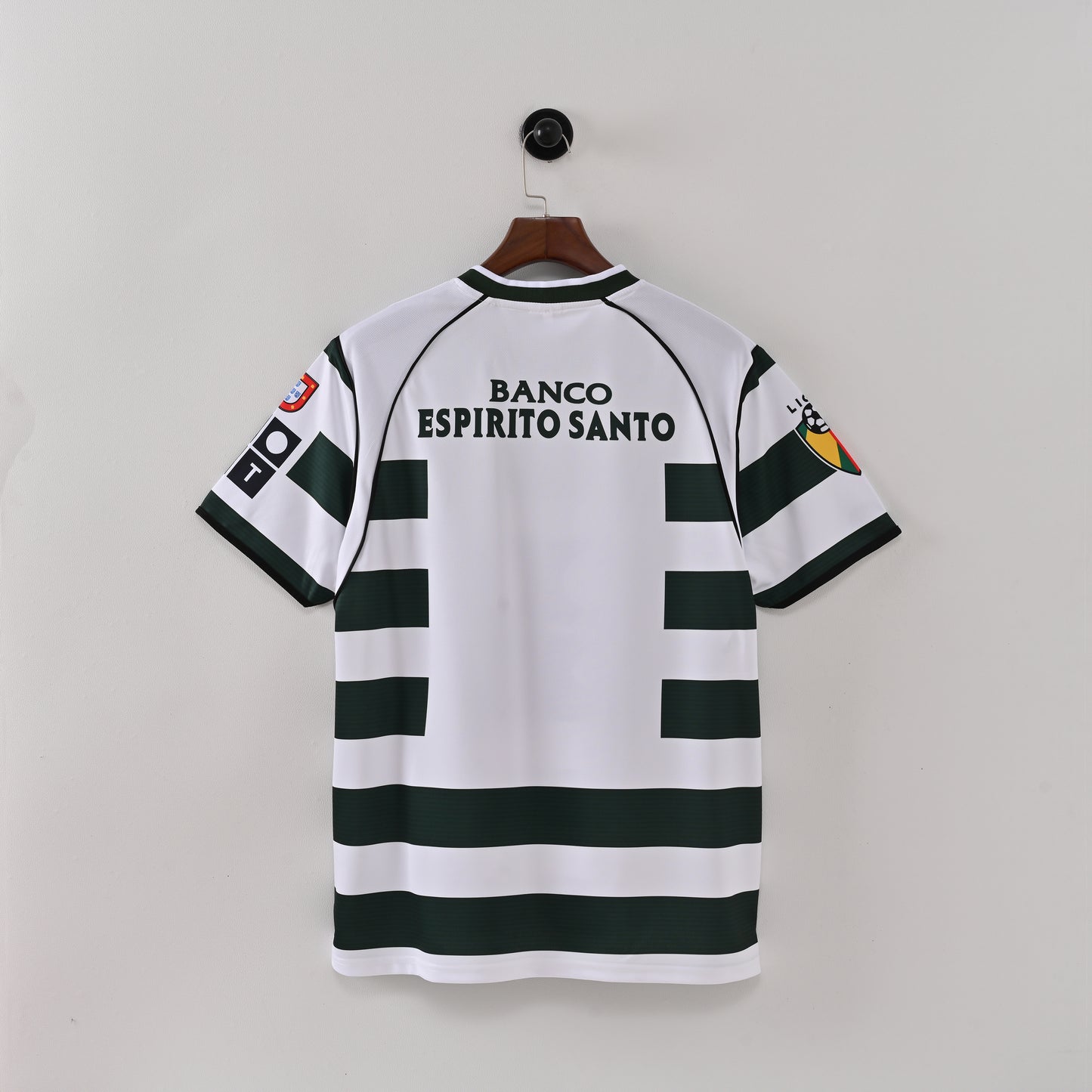 Sporting CP Green and White Striped Jersey – Reebok x PT Sponsor 2004/05 Home Kit